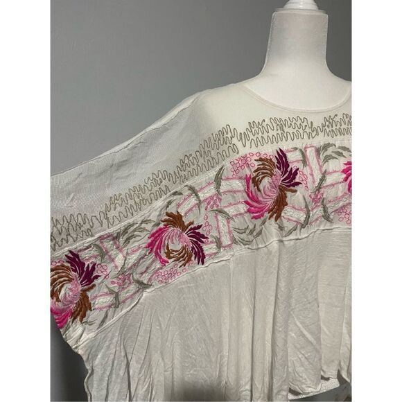 Free people Love Letter tree 3/4 length kimono sleeves S - Picture 4 of 7